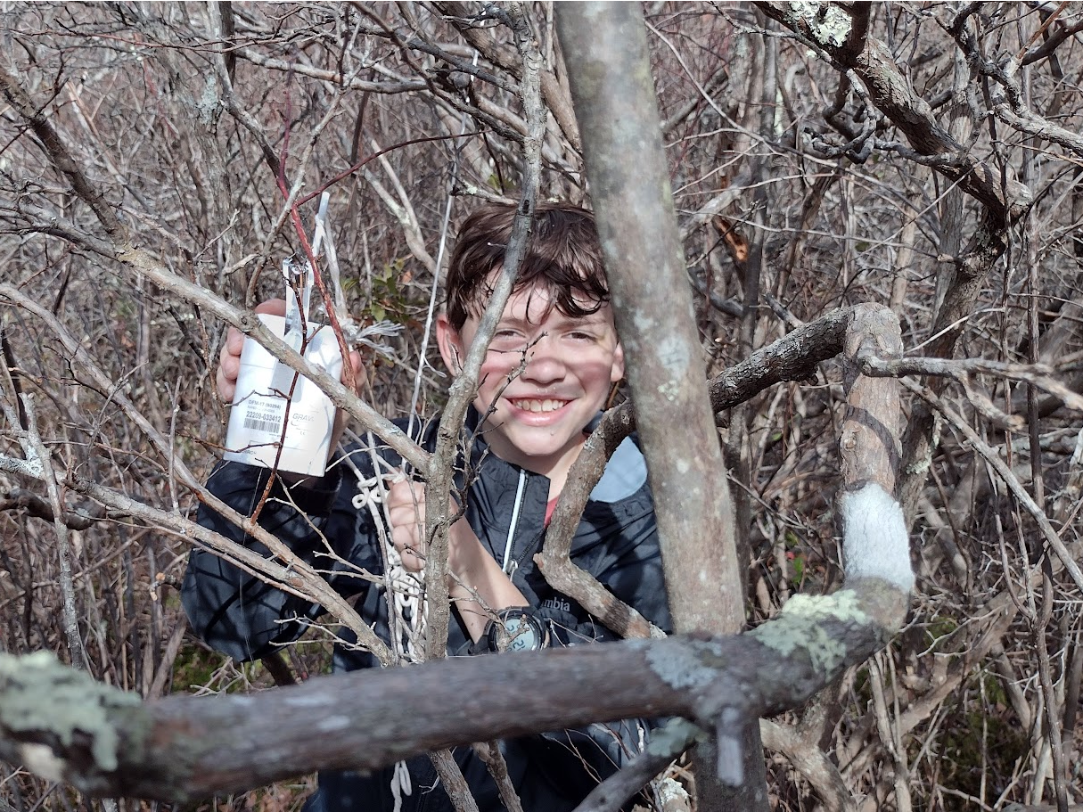 Radiosonde recovery in forest